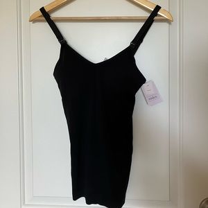 Nursing tank top lined cami NWT